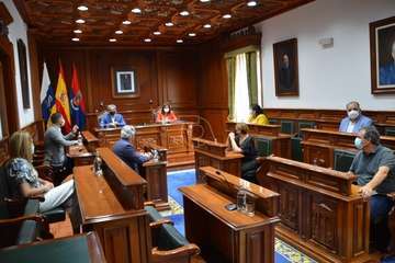 Visita oficial a Telde de Román Rodríguez, vicepresidente del Gobierno de Canarias/TA y Acfi Press.